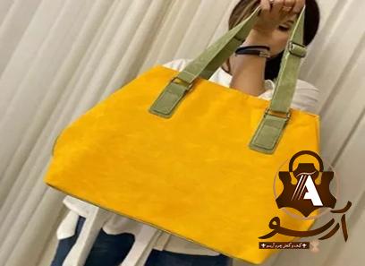 کیف چرمی اشبالت زرد | خرید با قیمت ارزان