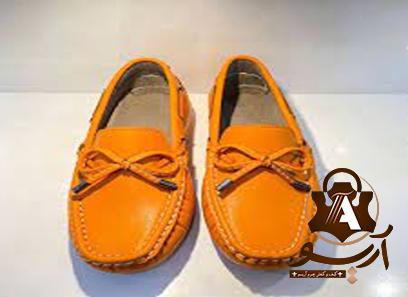 خرید کفش نارنجی چرم مشهد با قیمت استثنایی