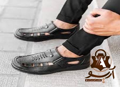 کفش چرمی تابستانی مردانه | خرید با قیمت ارزان